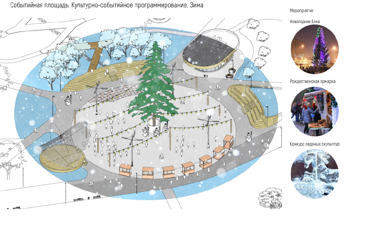 Формирование комфортной городской среды 2021 - Сквер в микрорайоне Солнечный  (2 этап) - Официальный сайт администрации города Красноярска