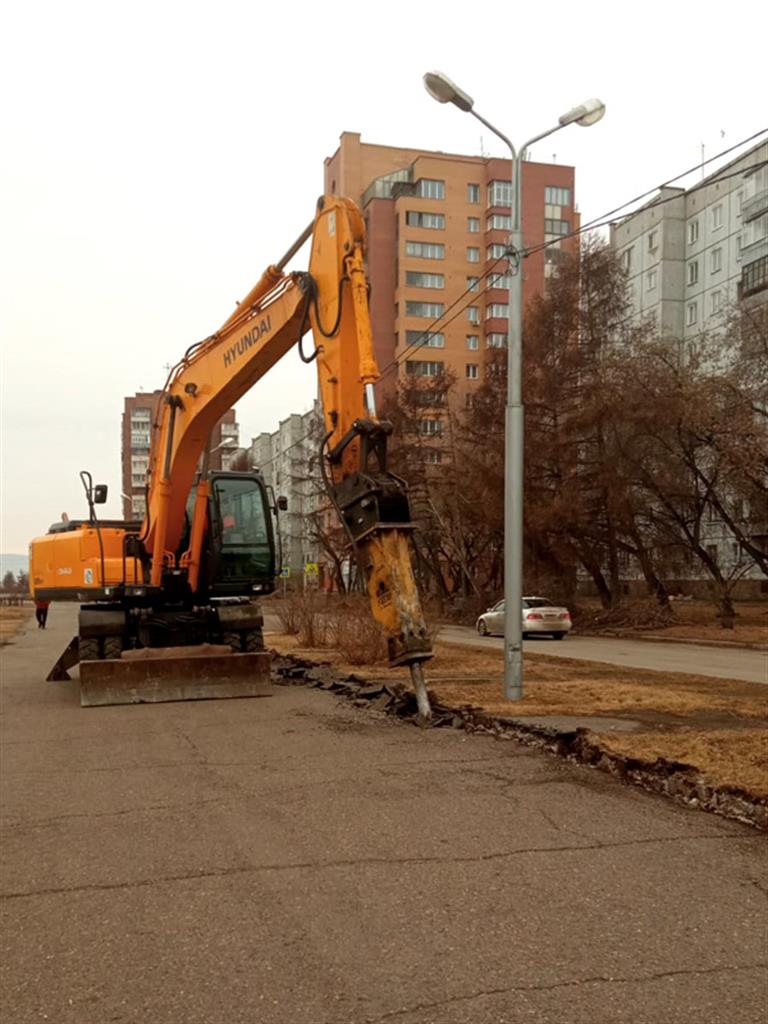 В Красноярске начались работы по благоустройству скверов, парков и  набережных - Новости - Официальный сайт администрации города Красноярска