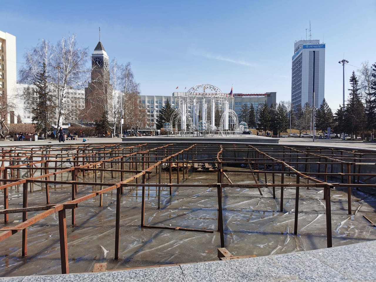 В Красноярске начали расконсервировать фонтаны - Новости - Официальный сайт  администрации города Красноярска